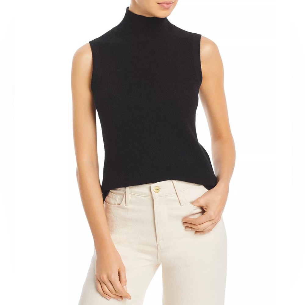 C by Bloomingdale's Cashmere
Sleeveless Cashmere Sweater